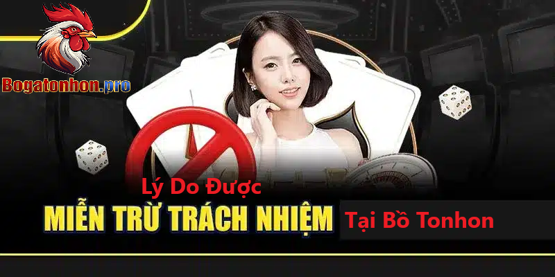 Lý do Miễn trừ trách nhiệm Bồ Gà Tonhon